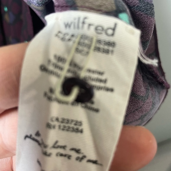 Wilfred franca wrap dress geometric shape pattern size 4 - Picture 8 of 15